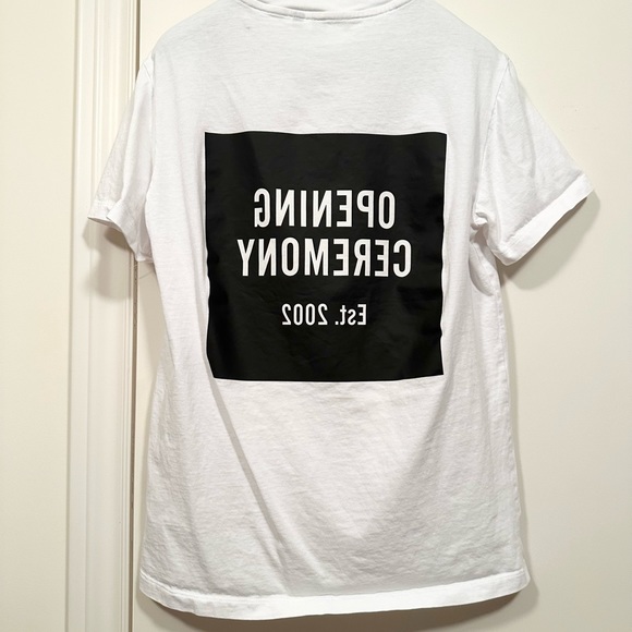 Opening Ceremony White T-shirt with Black Box XS - Picture 4 of 5
